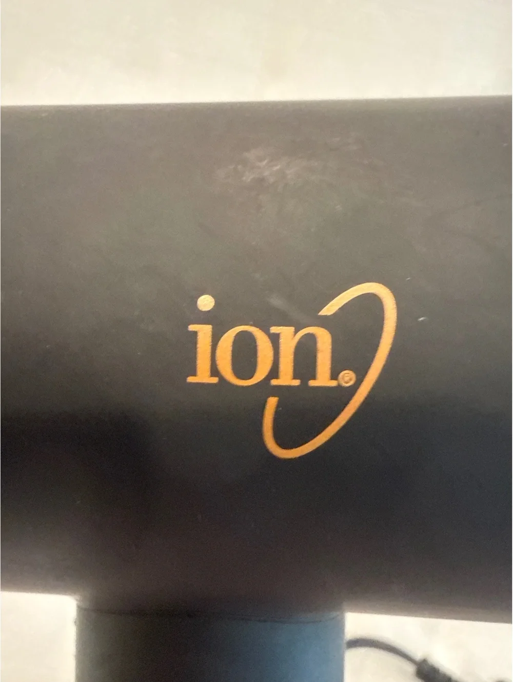 ion Black Compact Hair Dryer with Ionic Technology